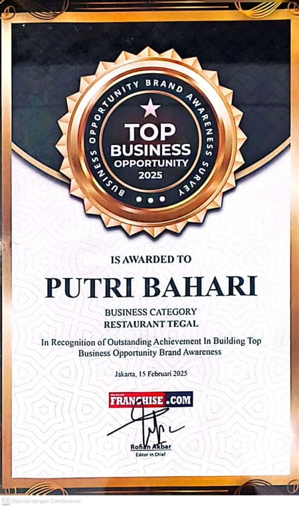 Penghargaan Putri Bahari Top Business 2025